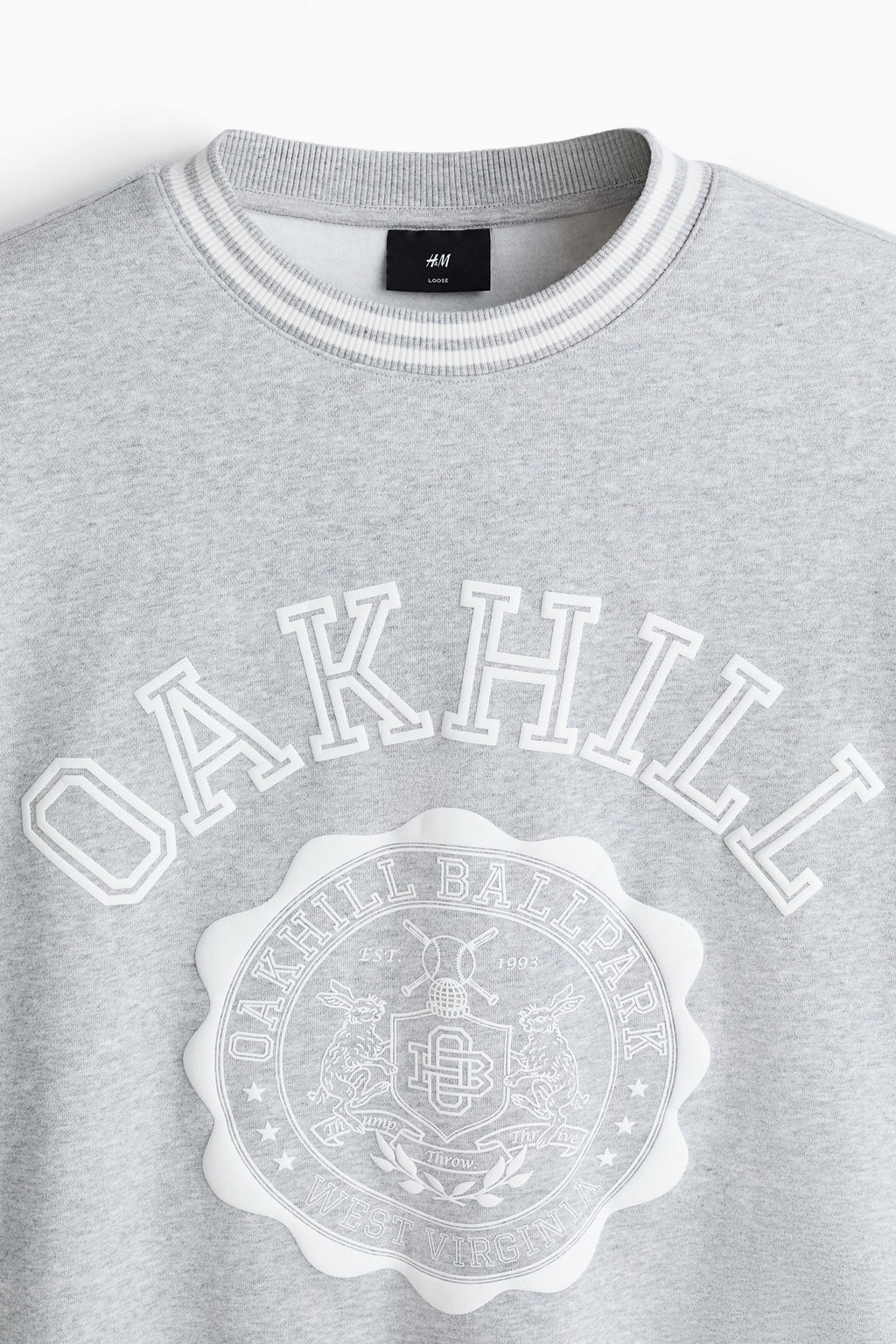 Loose Fit Printed sweatshirt - H&m фото 6