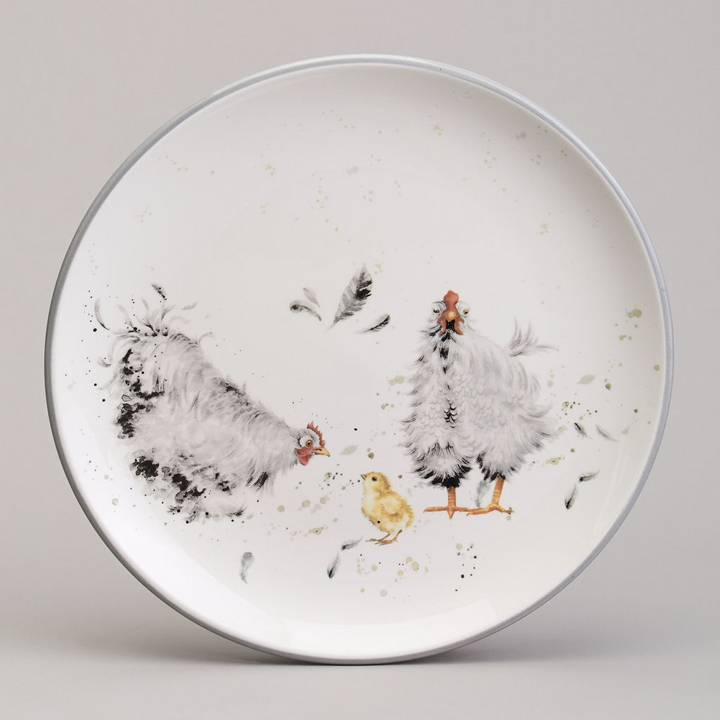 ТАРЕЛКА ЗАКУСОЧНАЯ LEFARD FUNNY HENS 21*2,5 СМ (КОР=24ШТ.)