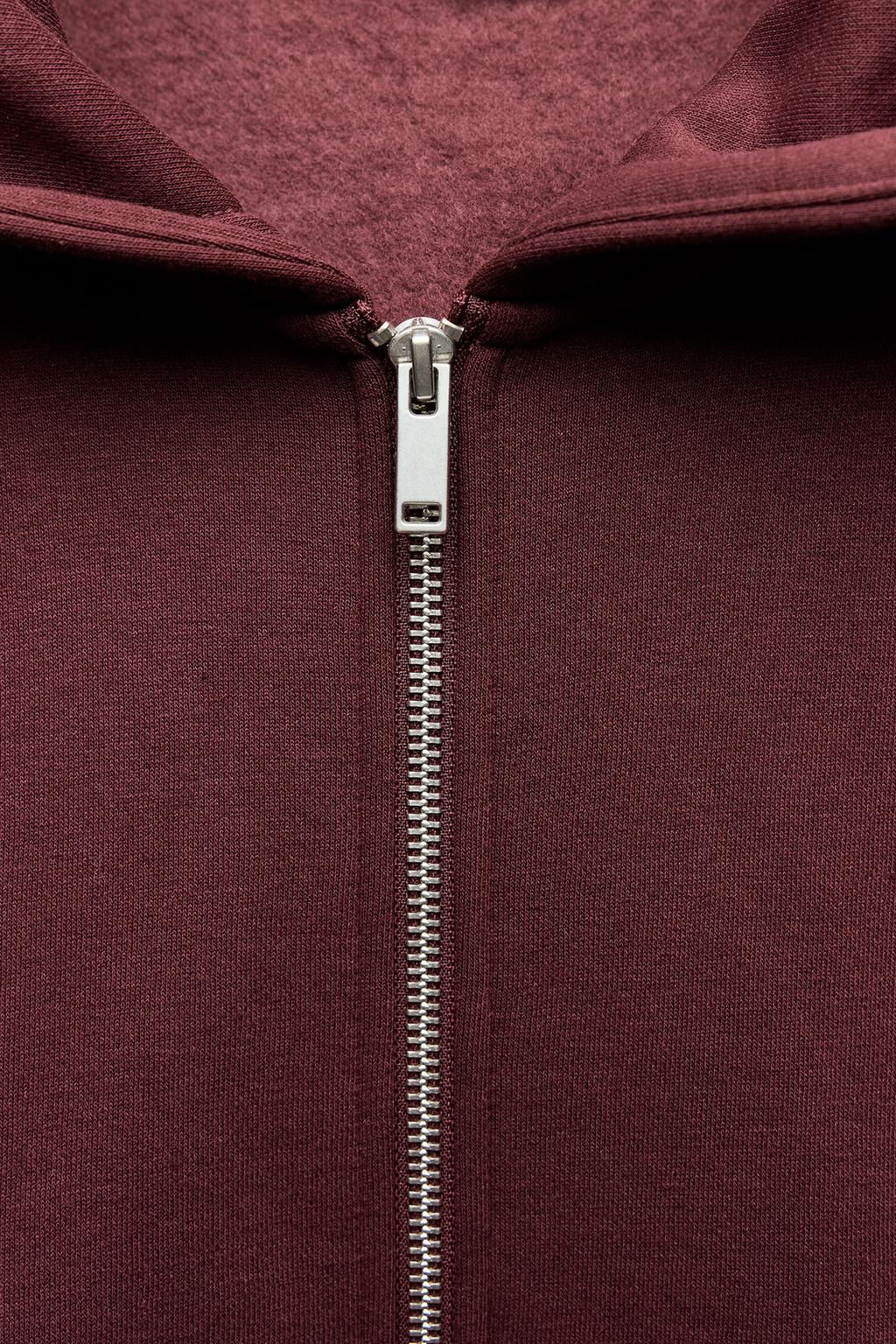 OVERSIZE ZIP-UP HOODIE - Zara фото 27