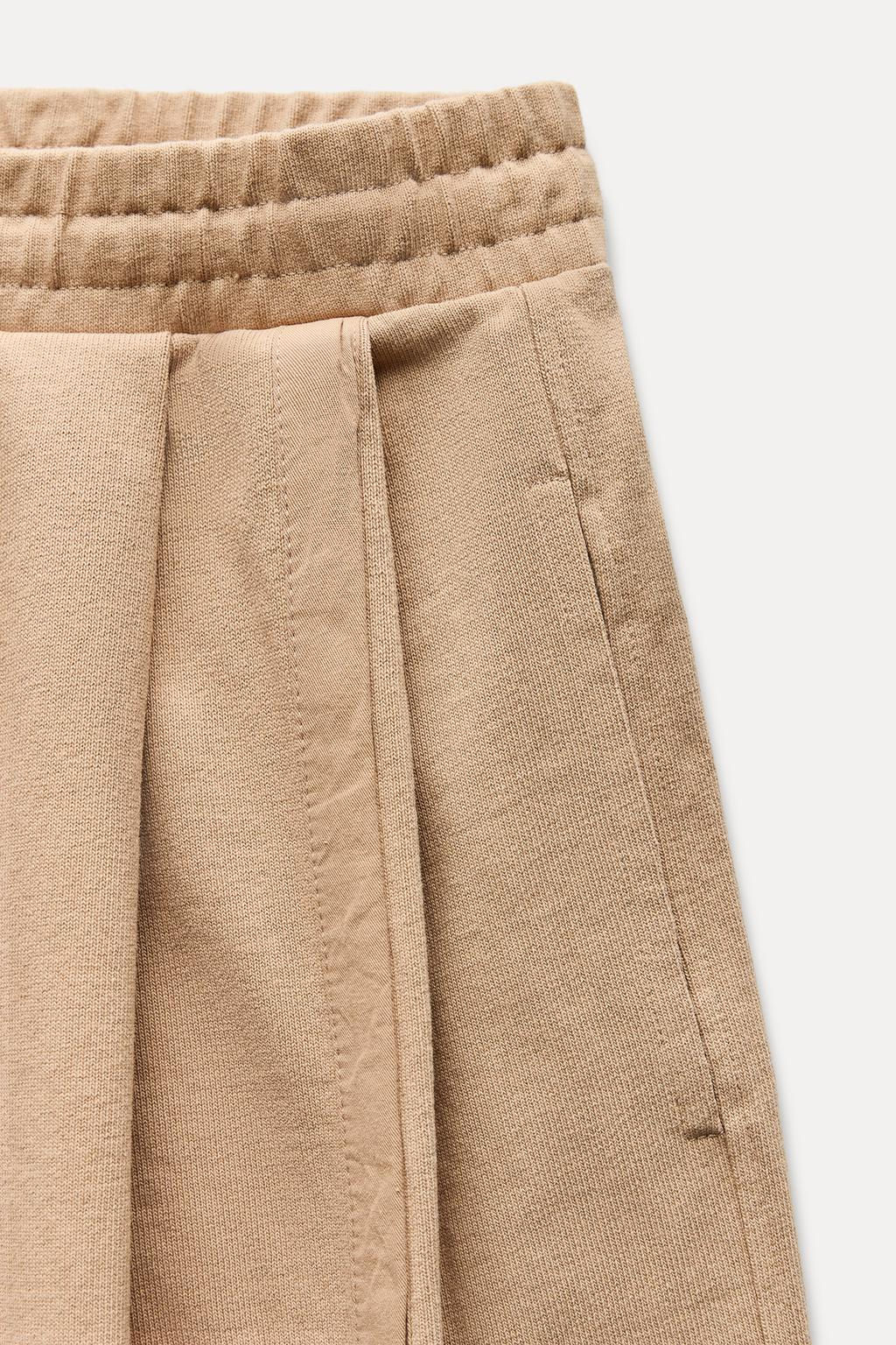 FADED PLUSH TROUSERS - Zara фото 10
