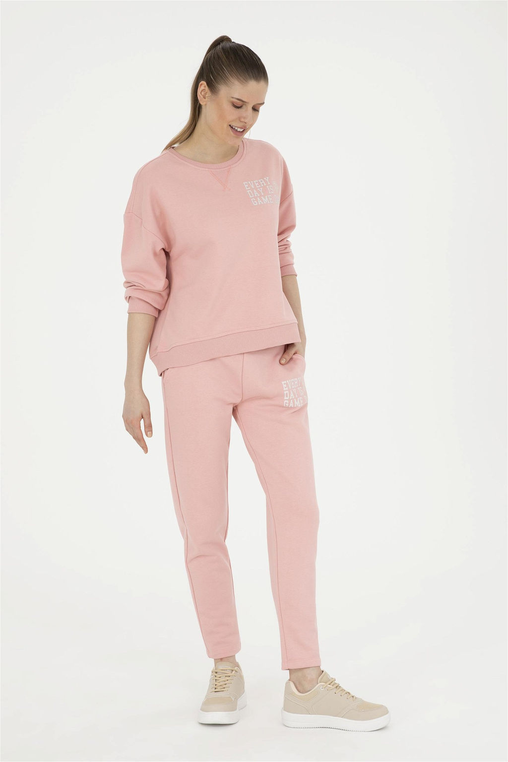 Женские спортивные штаны пудрового цвета Неожиданная скидка в корзине - U.s. polo assn фото 3