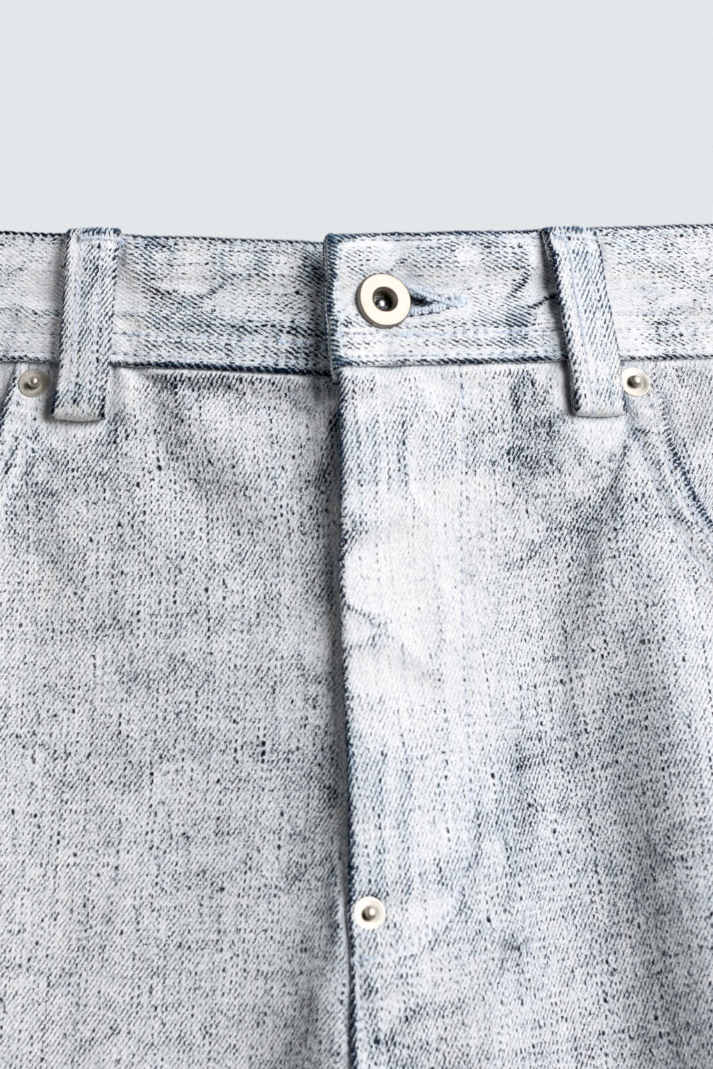WAXED FINISH BAGGY FIT JEANS - Zara фото 9