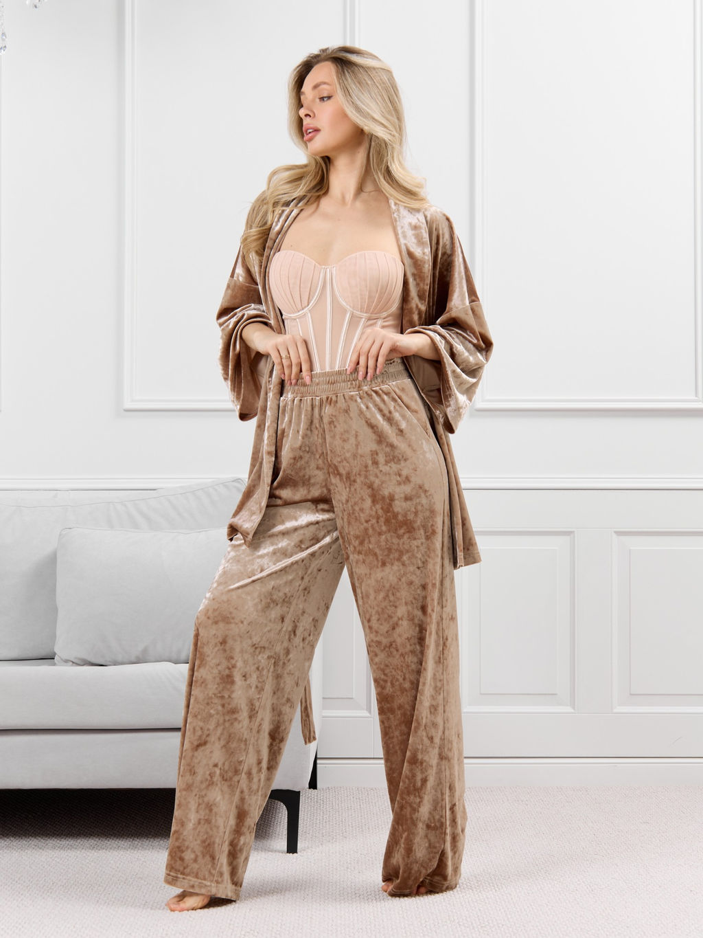 Костюм Мерцание-2 VIOTEX из велюр стрейч с мраморным эффектом - Виотекс фото 41