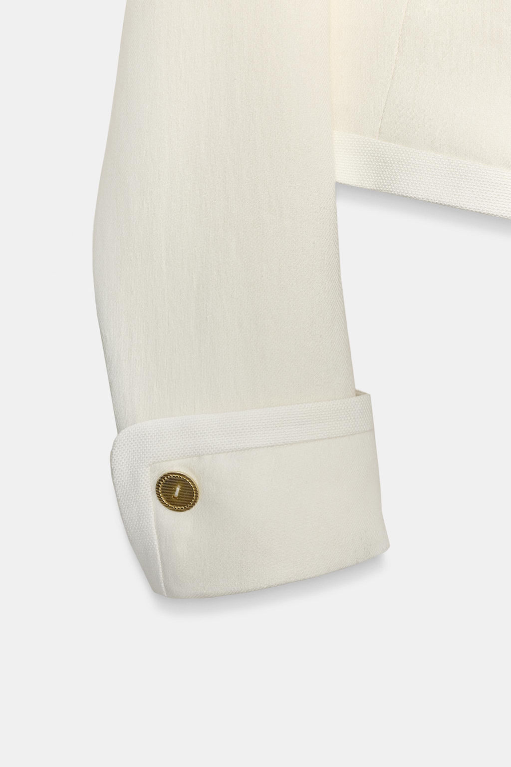 ZW COLLECTION CONTRAST CROPPED JACKET LIMITED EDITION - Zara фото 7