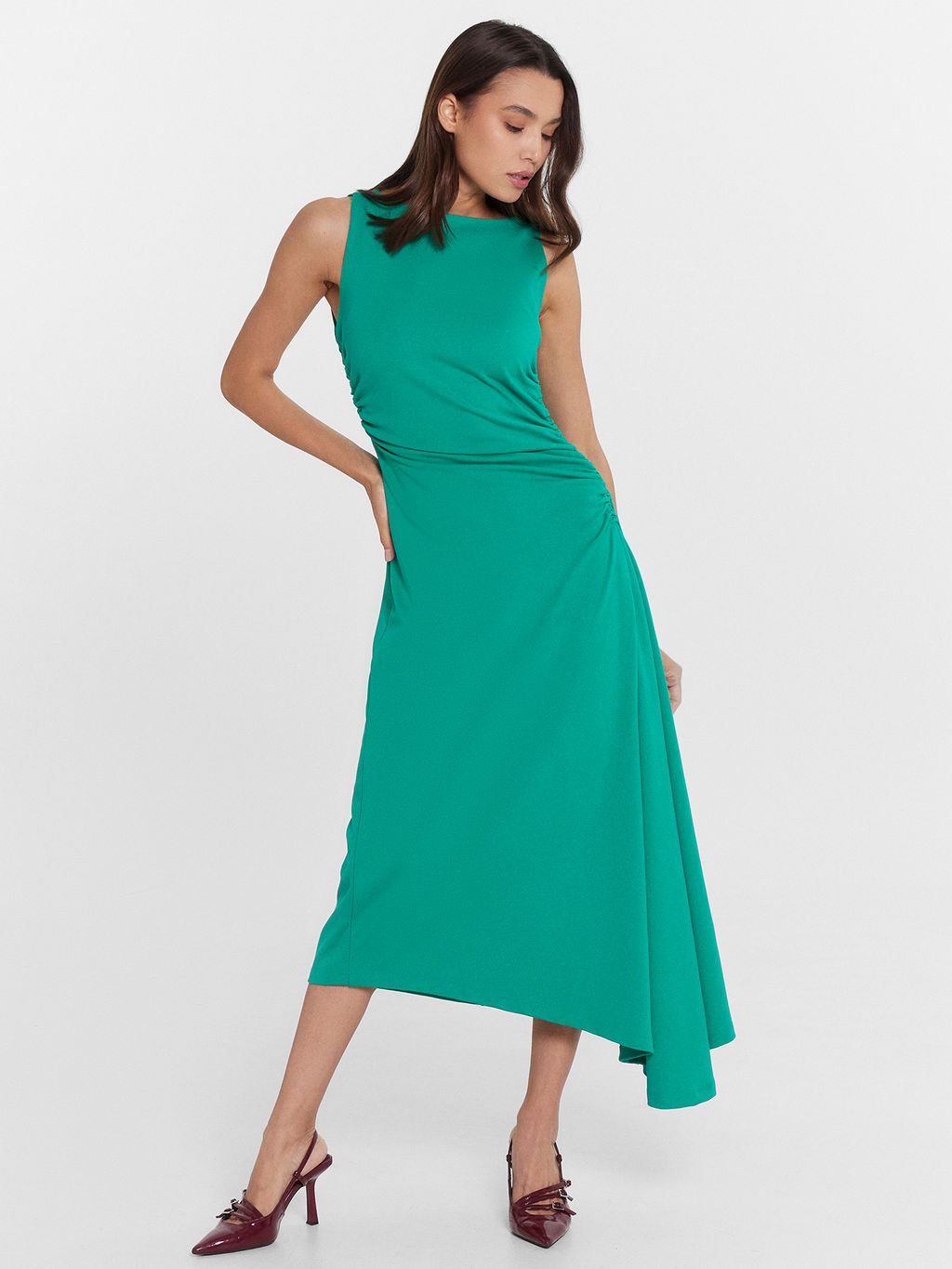 Платье женское зеленое изумрудный 152646 - Mark formelle фото 3