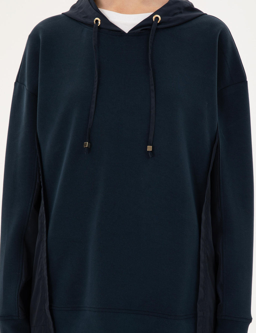 Lacivert Oversize Modal Kuma_ Sweatshirt - Pierre cardin фото 6
