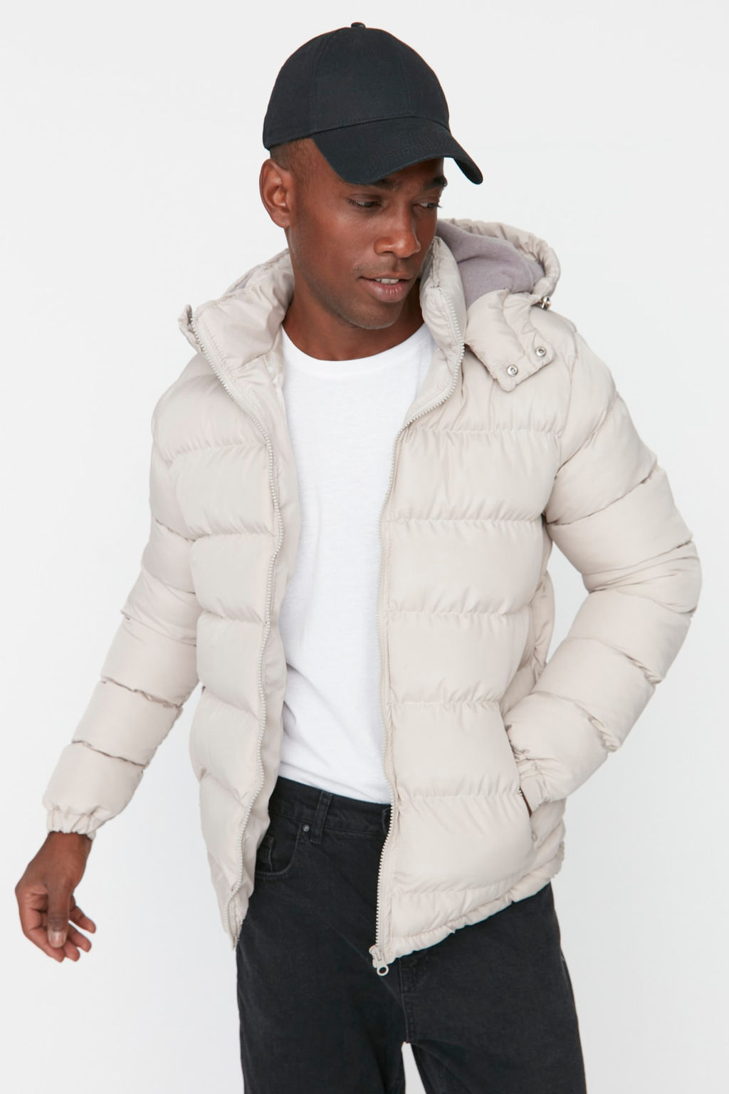 TRENDYOL MAN Haki Regular Fit Ruzgara ve Suya Dayan?kl? Sisme K?sl?k Mont TMNAW22MO0132 - Trendyolmilla фото 6