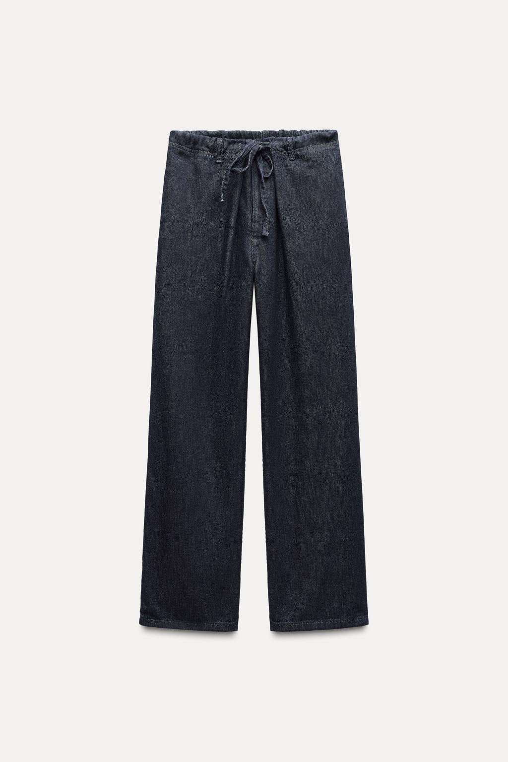 ZW COLLECTION STRAIGHT-LEG MID-RISE JEANS - Zara фото 7