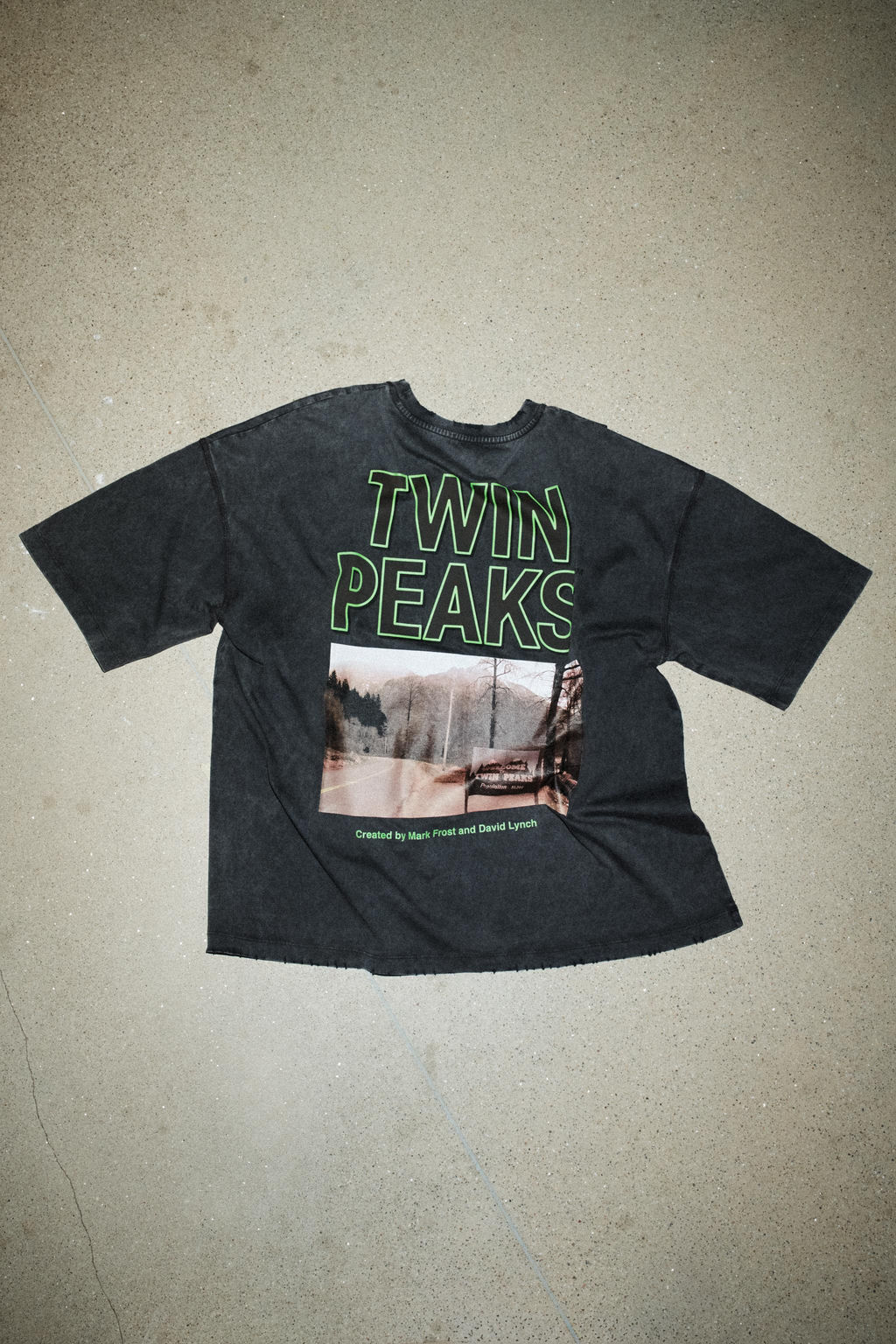 TWIN PEAKS METALLIC PRINT T-SHIRT - Zara фото 2
