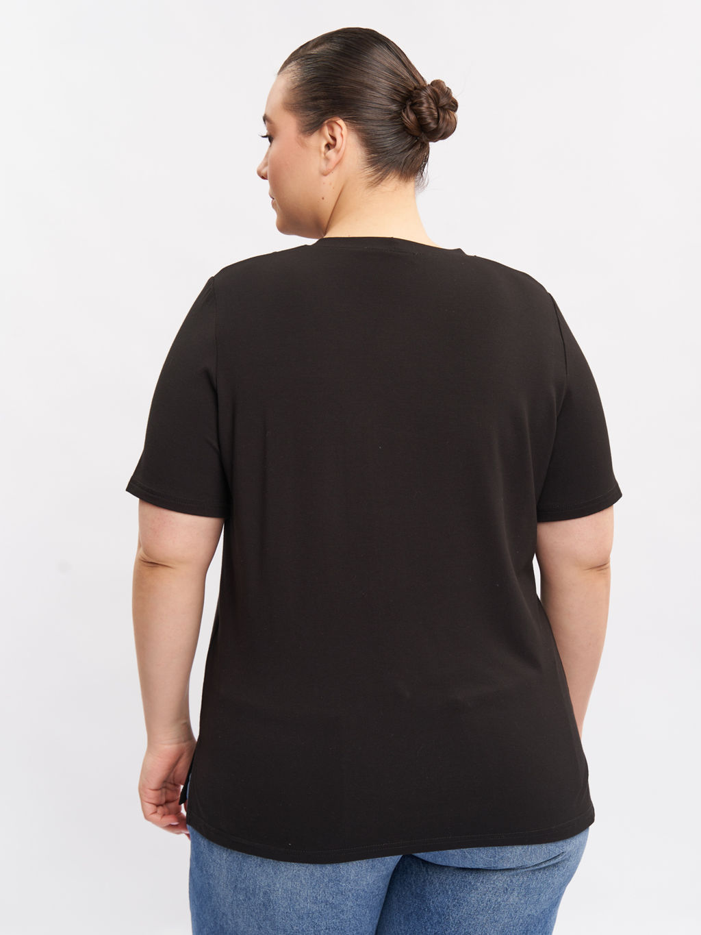 Футболка из вискозы ZFU00503BLK01 - Артесса фото 5