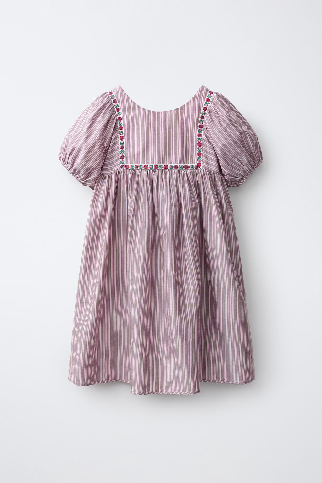 VESTIDO RAYAS CENEFA / Rosado