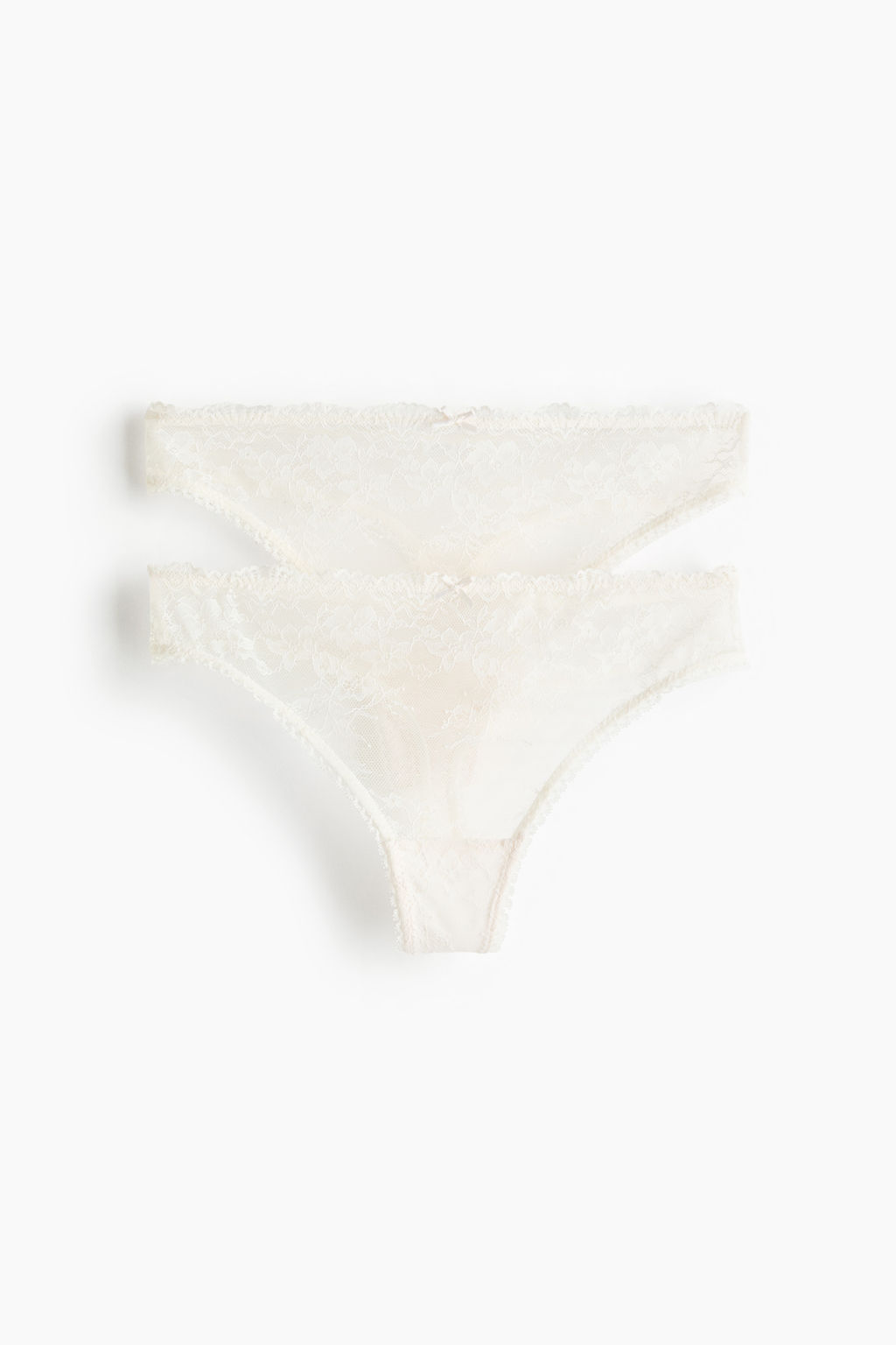 Pack de 2 bragas thong de encaje - H&m фото 6