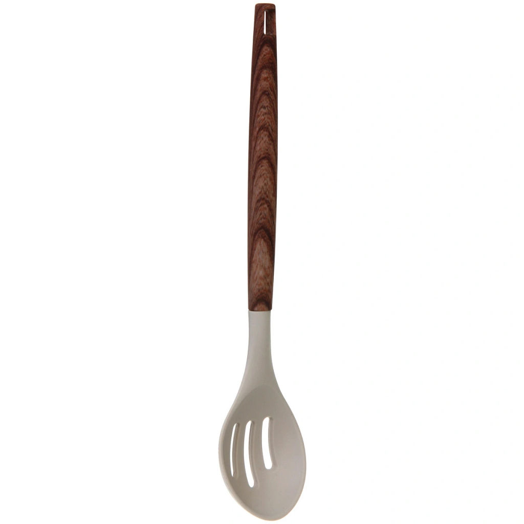 Цена за 2 шт. Ложка кухонная силиконовая с прорезями "АМАДЕО" 32см