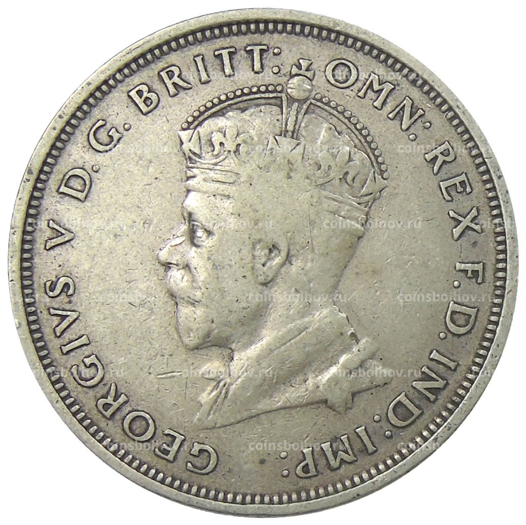 Монета 1 флорин 1927 года Австралия Открытие здания парламента в Канберре