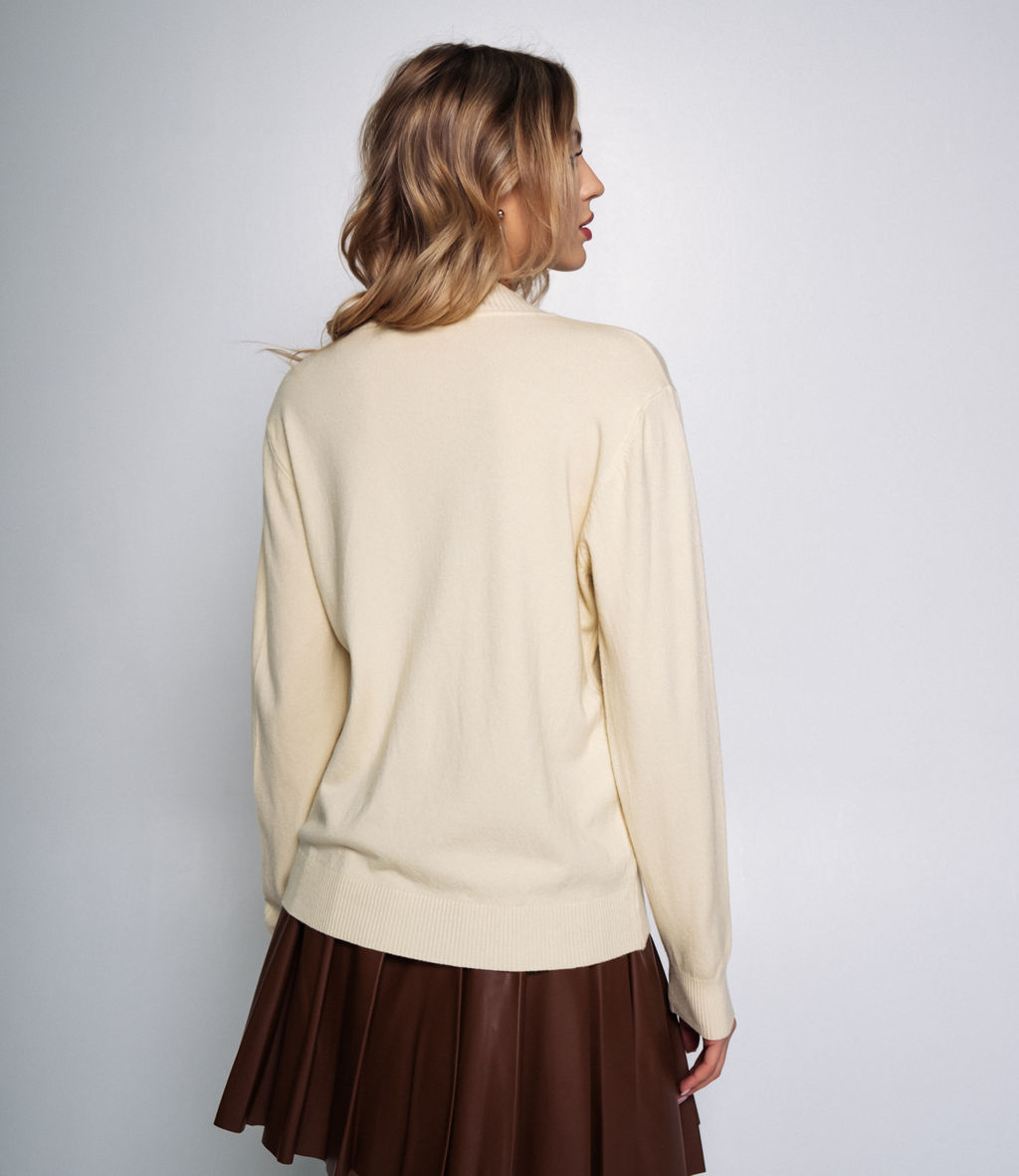 Водолазка #ОКТ05, светло-бежевый - Dommod фото 3