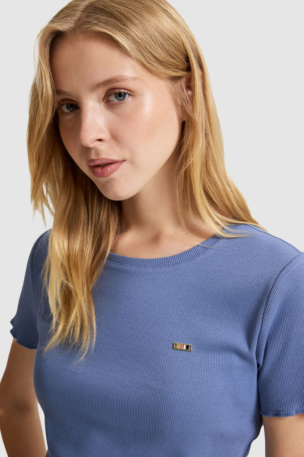 Kad_n _ndigo Bisiklet Yaka Ti__rt - U.s. polo assn фото 2