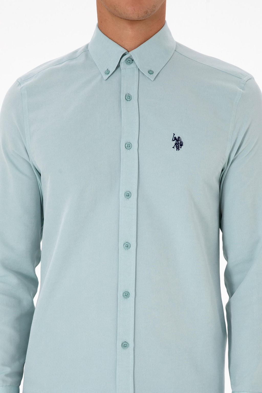 Erkek Mint Uzun Kollu Basic G_mlek Sepette S_rpriz _ndirim - U.s. polo assn фото 6