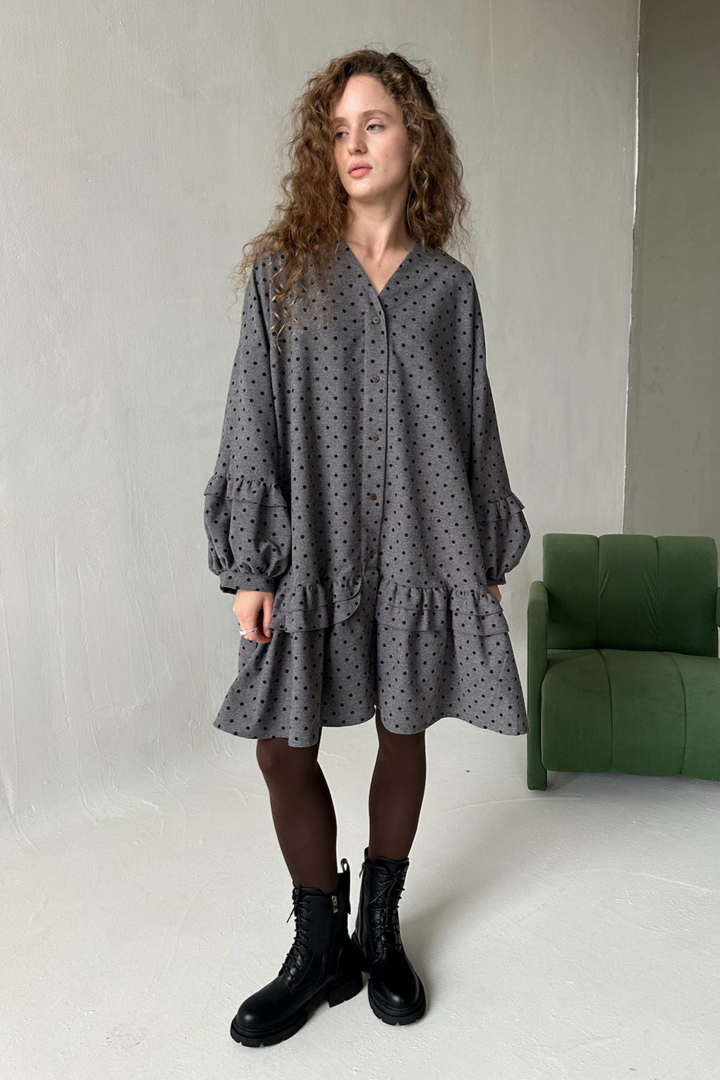 Платье женское COSY076/03/Серый, черный