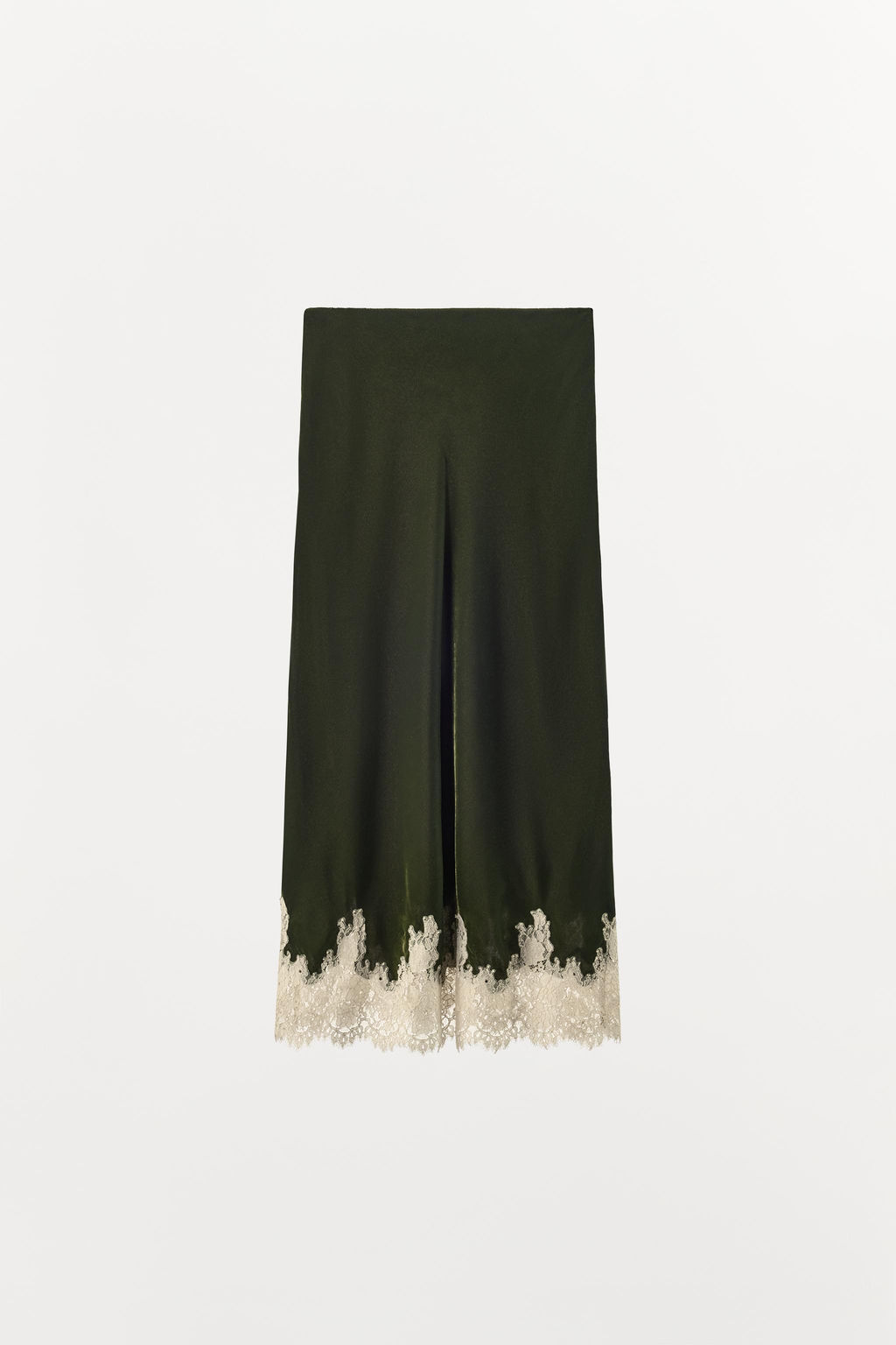 LACE VELVET MIDI SKIRT - Zara фото 4