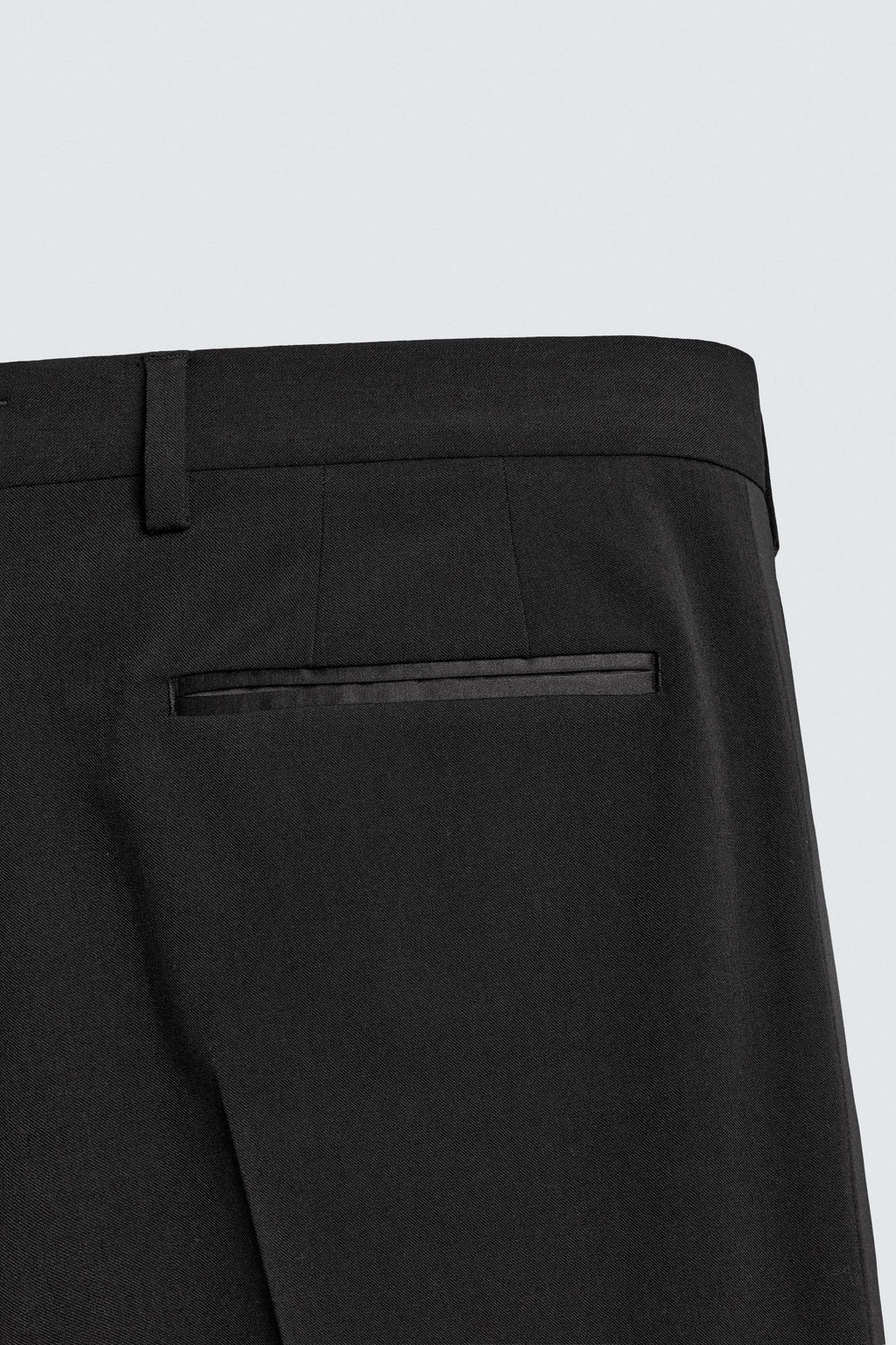 PANTAL?N REGULAR FIT BANDAS SMOKING / Negro - Zara фото 8