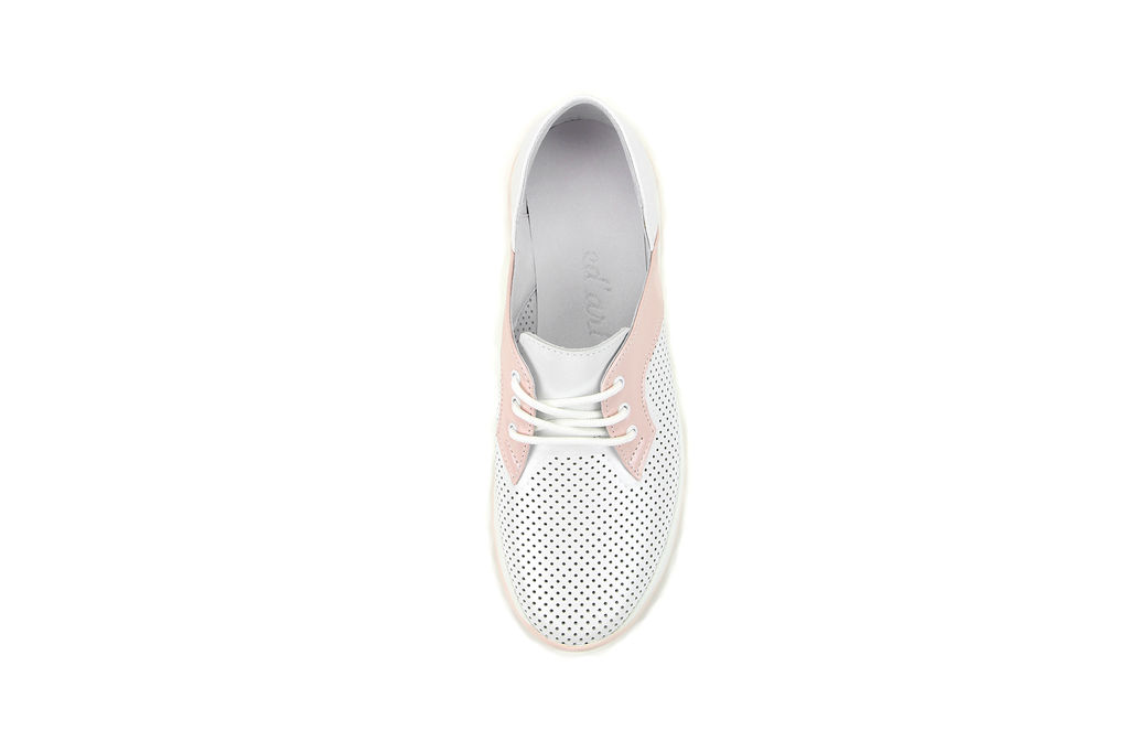 Кеды 114.asiaw.p.White perl+pink