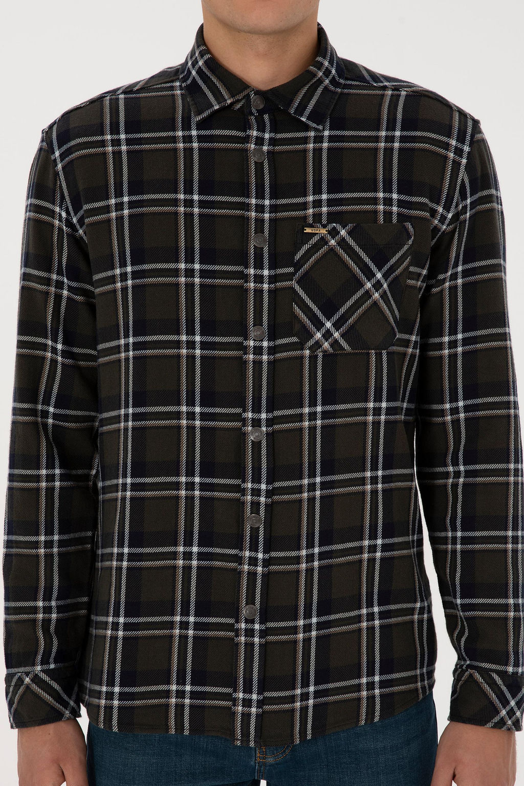 Erkek Koyu Ye_il Uzun Kollu G_mlek - U.s. polo assn фото 6