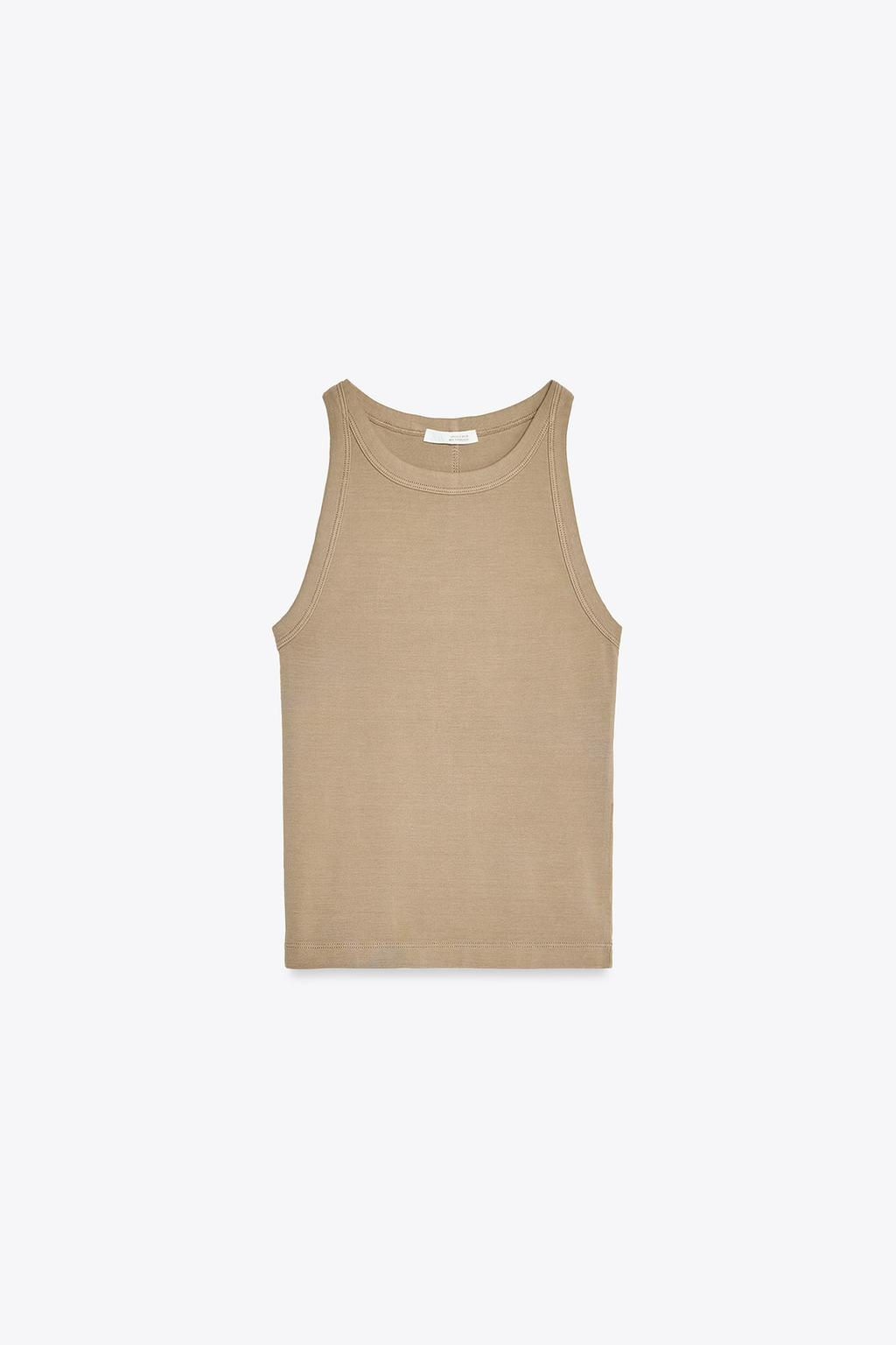 FADED-EFFECT HALTER TOP - Zara фото 6