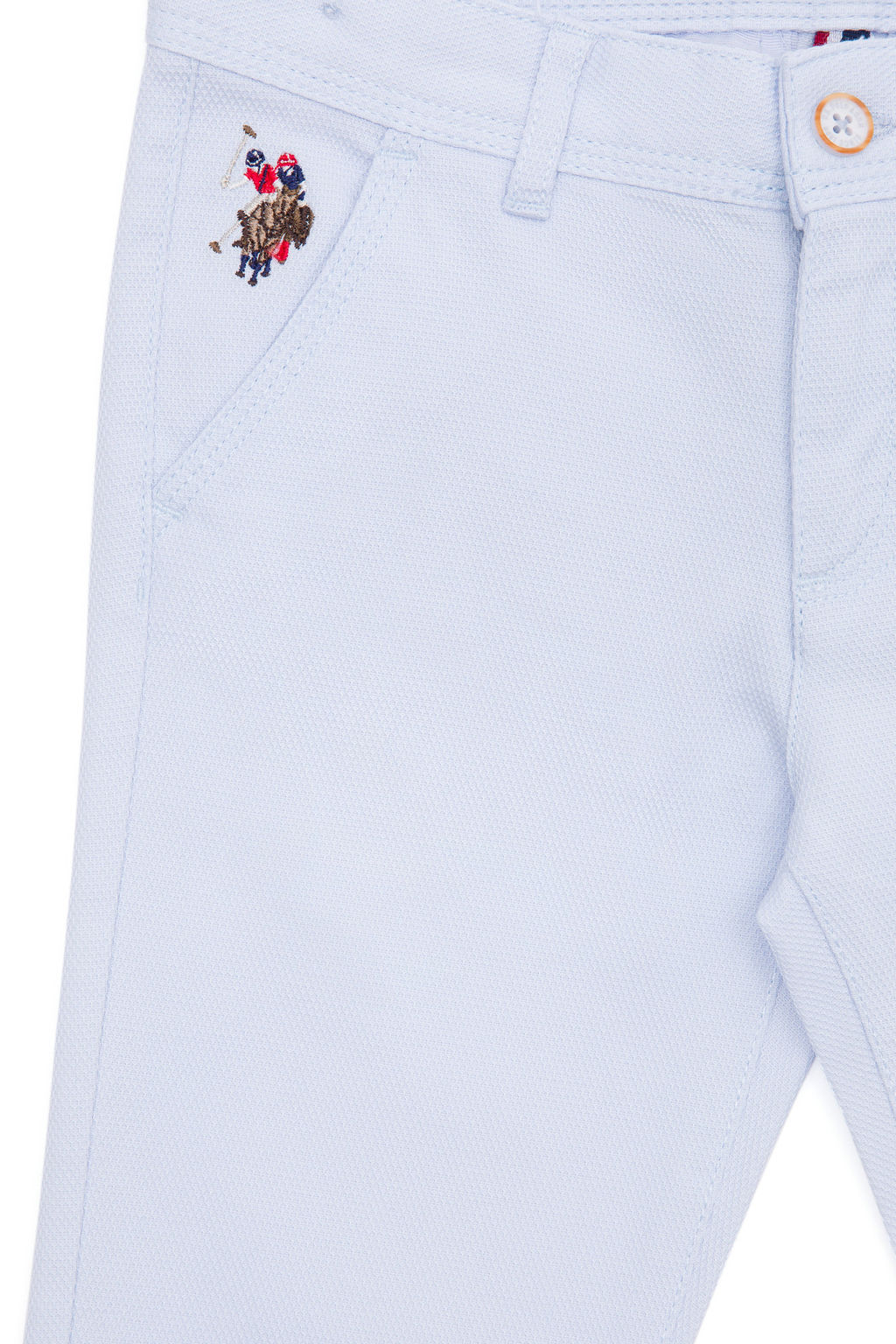 U. S. Polo Assn Голубые брюки из плотной ткани для мальчика - U.s. polo assn фото 14