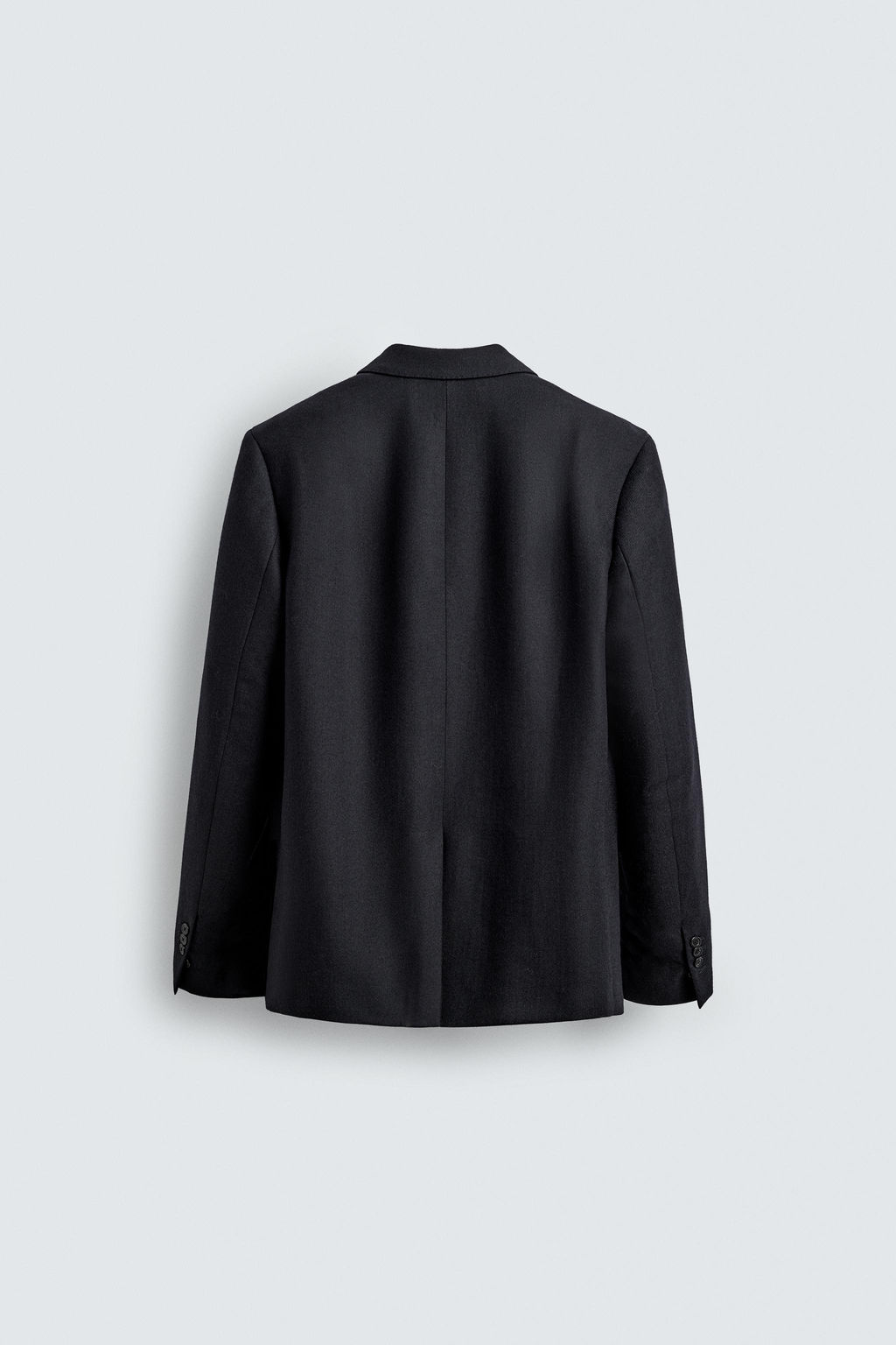 DOUBLE-BREASTED 100% WOOL FLANNEL BLAZER - Zara фото 8
