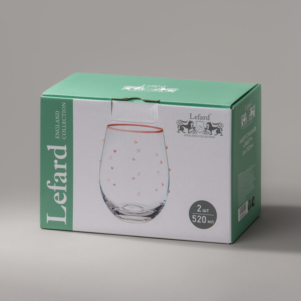 НАБОР СТАКАНОВ SWEETY ИЗ 2 ШТ. 520 МЛ - Lefard фото 3