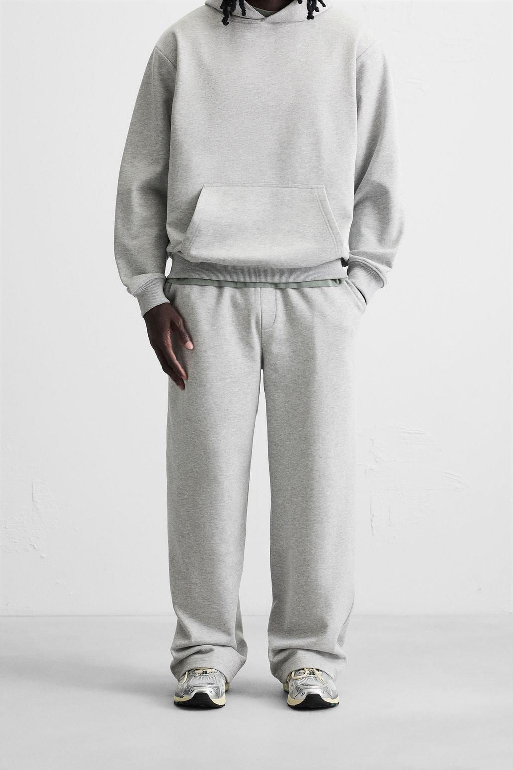 WIDE-LEG JOGGER TROUSERS - Zara фото 30