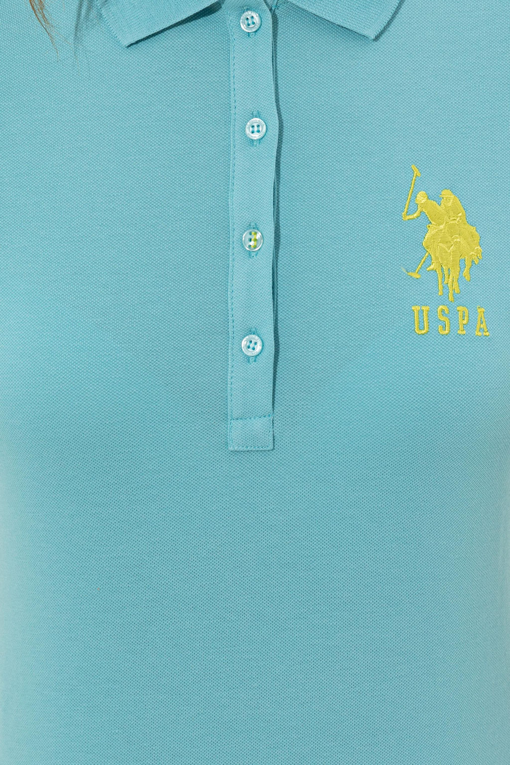 Kad_n Turkuaz Basic Polo Yaka Ti__rt - U.s. polo assn фото 6