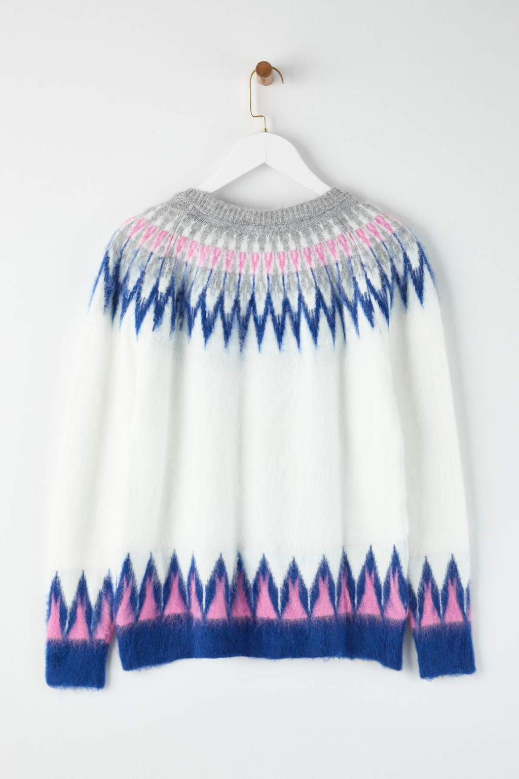 Kemik Yumusak Dokulu Desenli Triko Kazak TWOAW26KZ00172 - Trendyolmilla фото 6