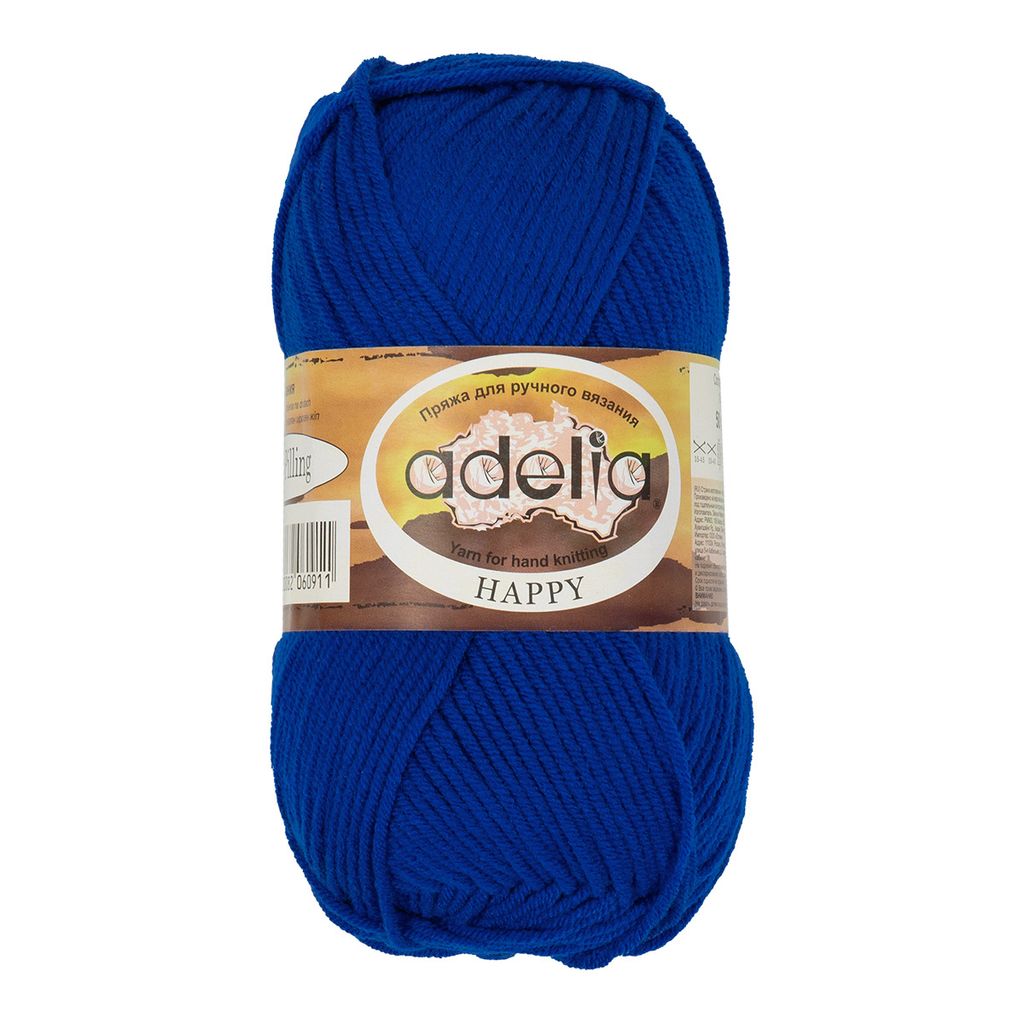 Пряжа ADELIA HAPPY 100% акрил 10 шт. х 50 г 128 м 7 м