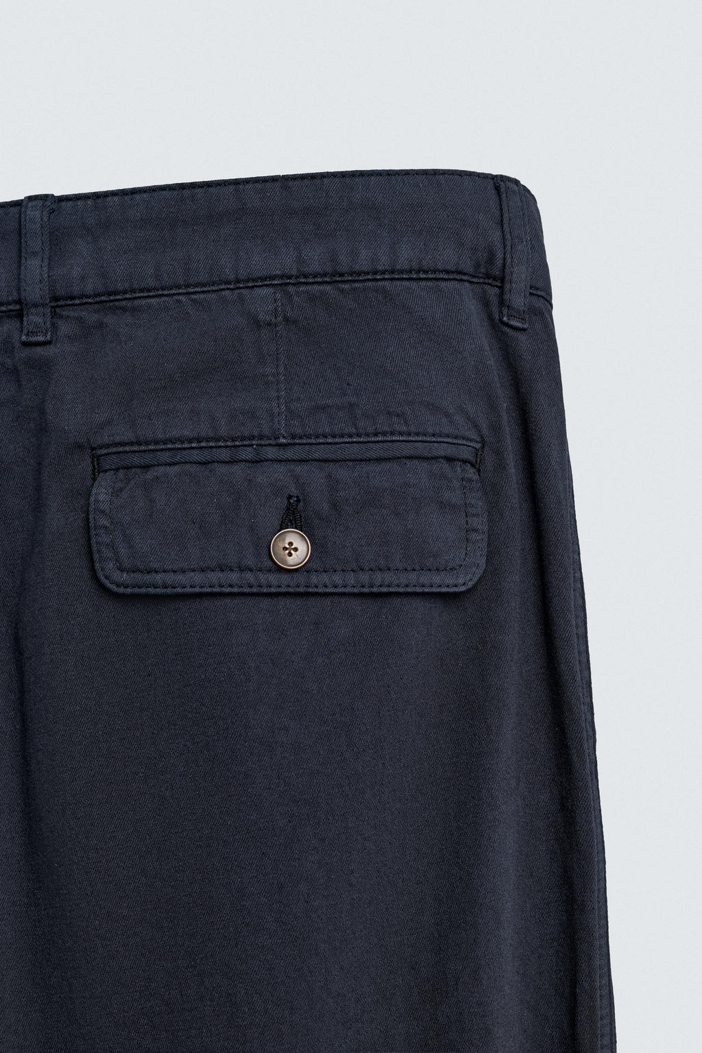 PANTAL?N STRAIGHT FIT LAVADO / Azul - Zara фото 9