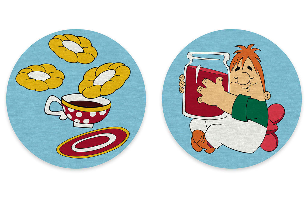 ФРЕЯ CMF-PNBM-003 Набор для раскрашивания по номерам (на магните) 9 х 9 см Чаепитие с Карлсоном