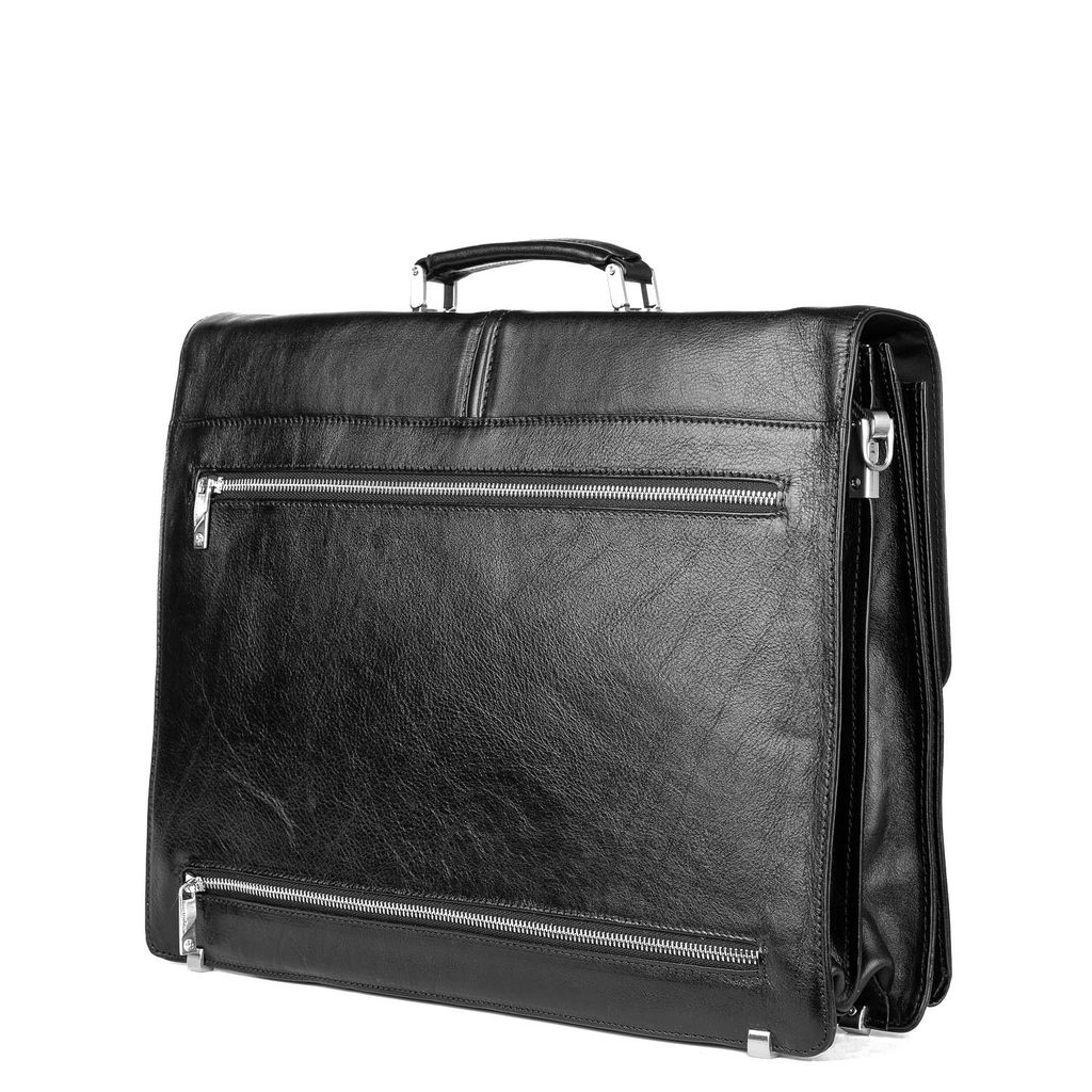Мужской кожаный портфель - Barcelo biagi фото 3