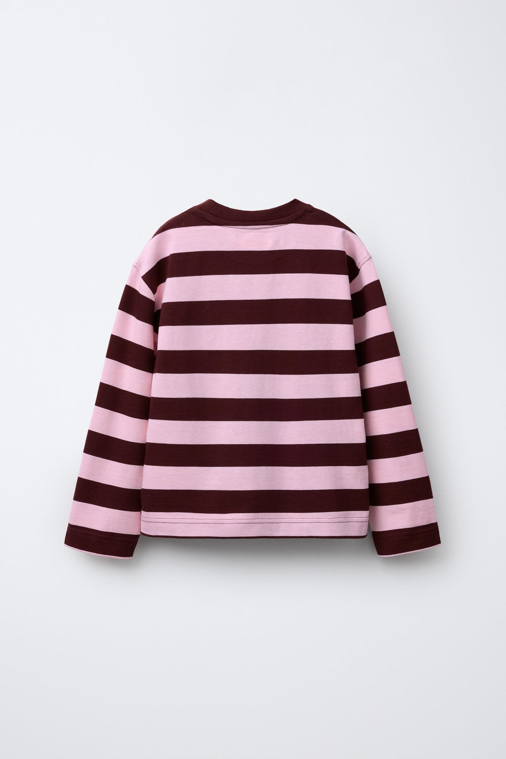 STRIPED T-SHIRT WITH EMBROIDERED HEART - Zara фото 10
