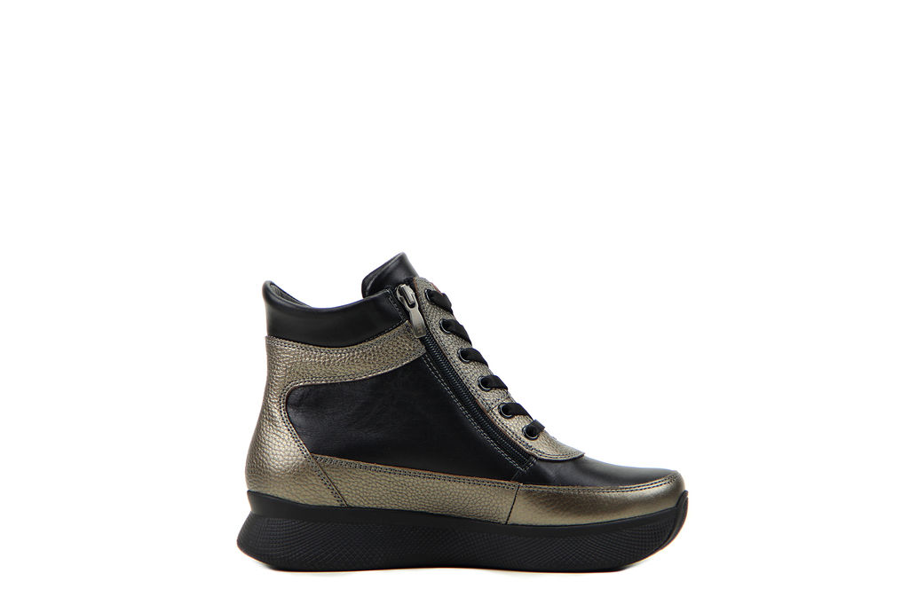 Ботинки EDART 310.omega.black+bronze/байка - Ed'art фото 5