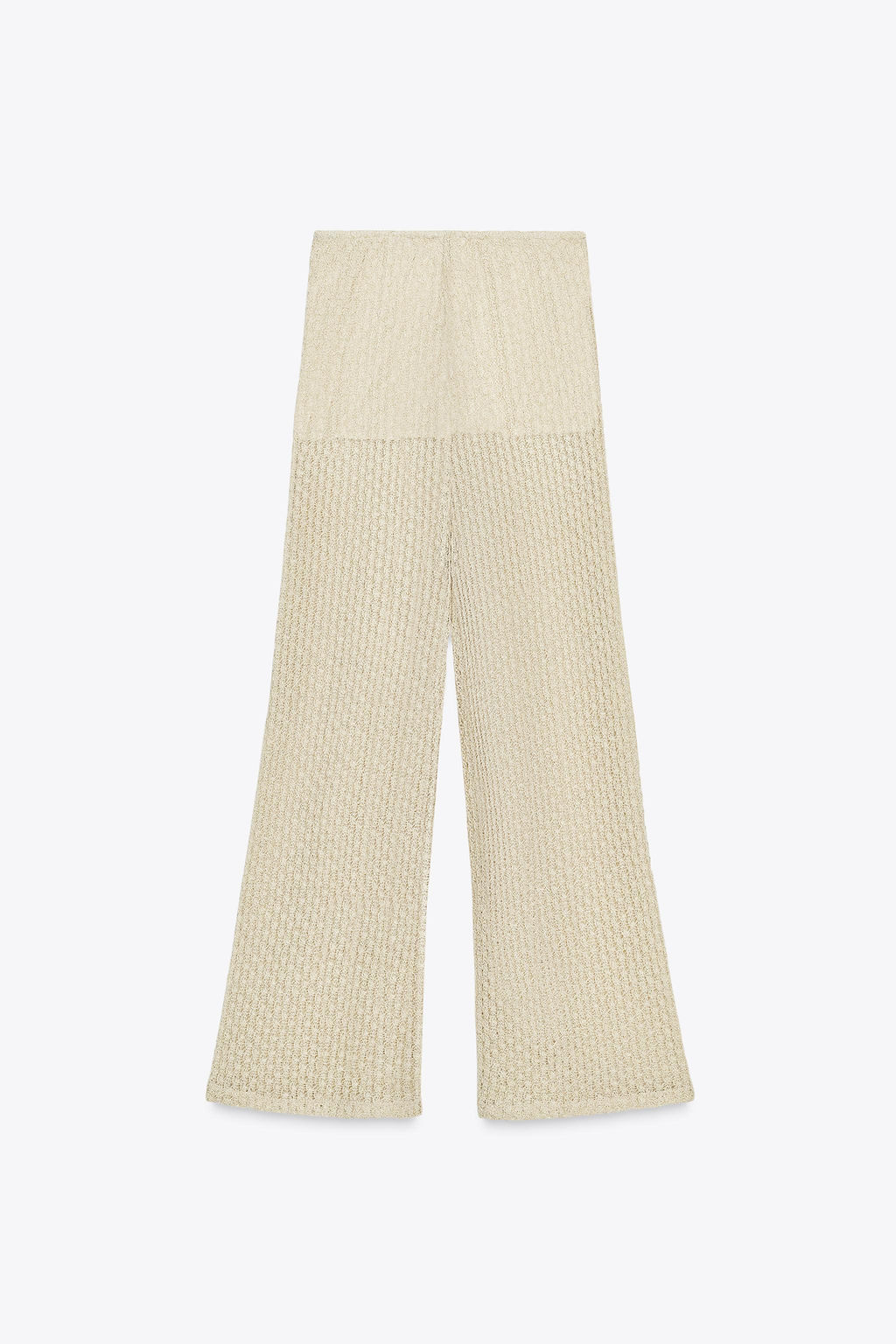 METALLIC THREAD TROUSERS - Zara фото 5