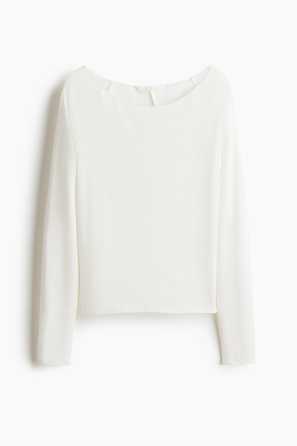 Top en punto fino con escote barco - H&m фото 2