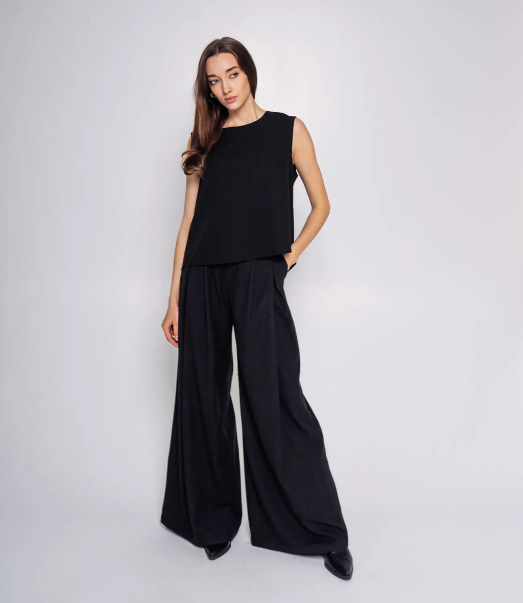 Блуза #КТ2252, чёрный