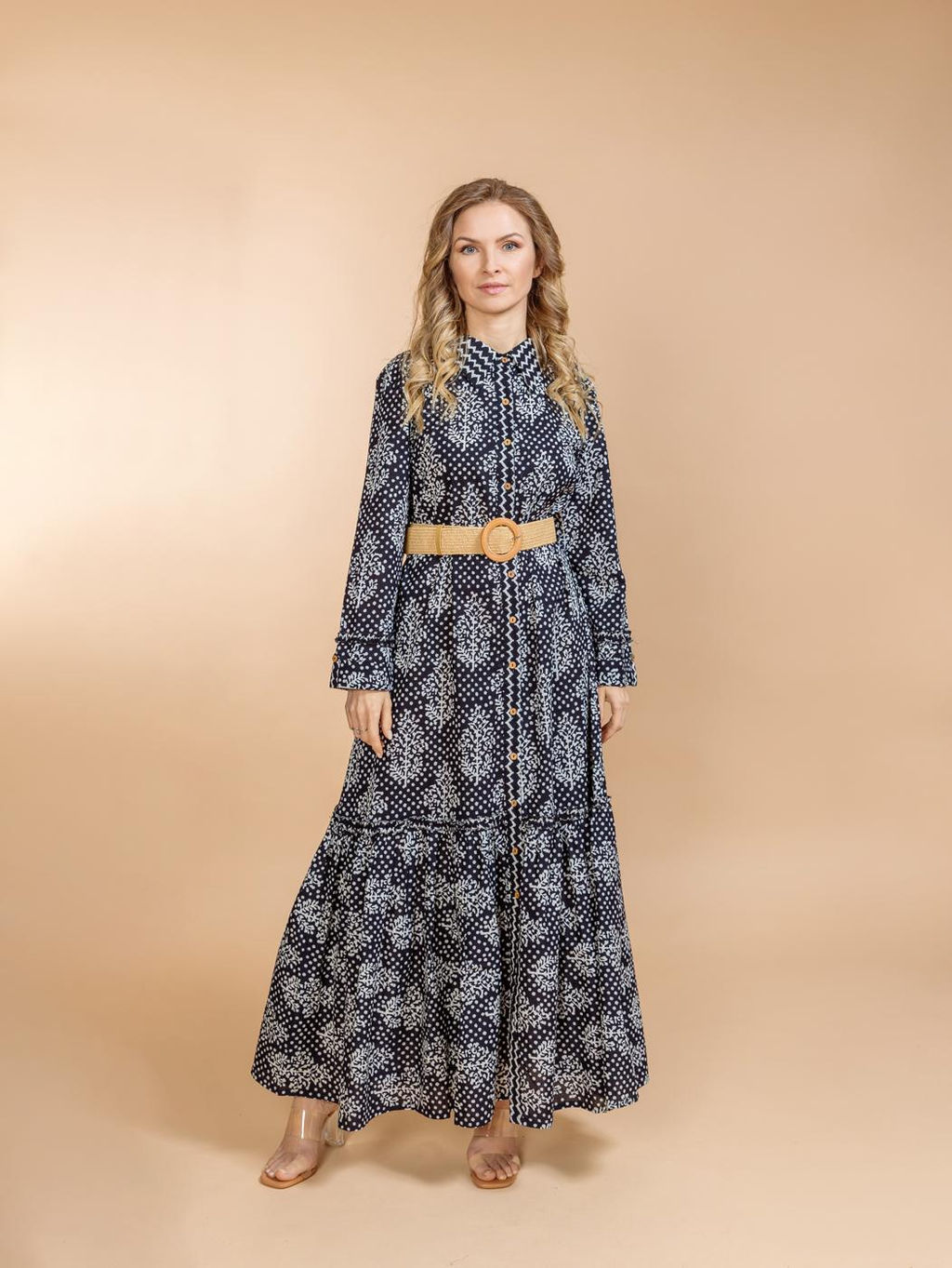 Платье (хлопок) №25-582-2 (Лето-2025) - Ганг фото 2