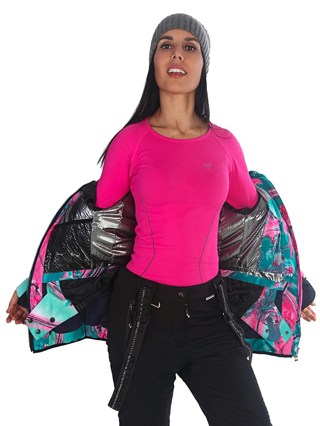 Куртка B-8692 Мятно-розовый