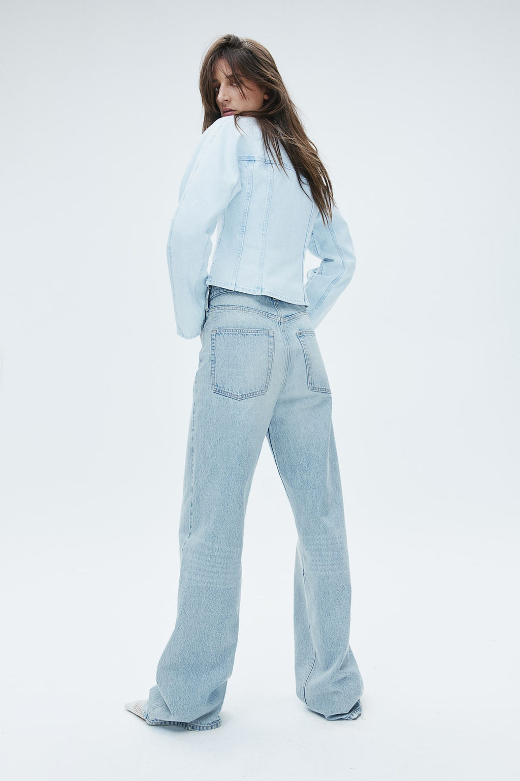 Wide Ultra High Jeans - H&m фото 5