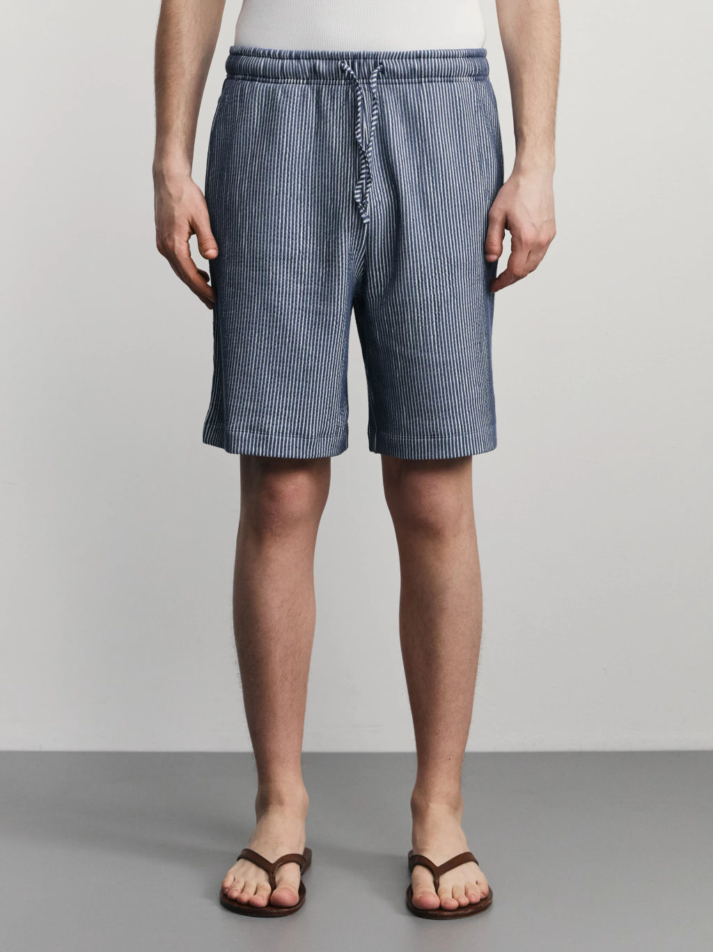 Шорты relax в полоску / Zarina  фото 3