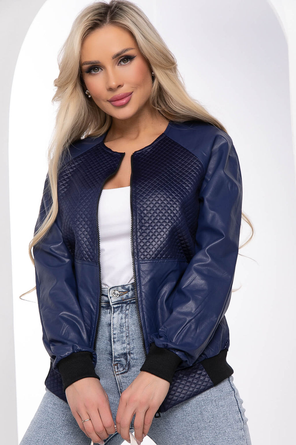 Бомбер Каприз (синий) Б12563-13 - Lt collection фото 13