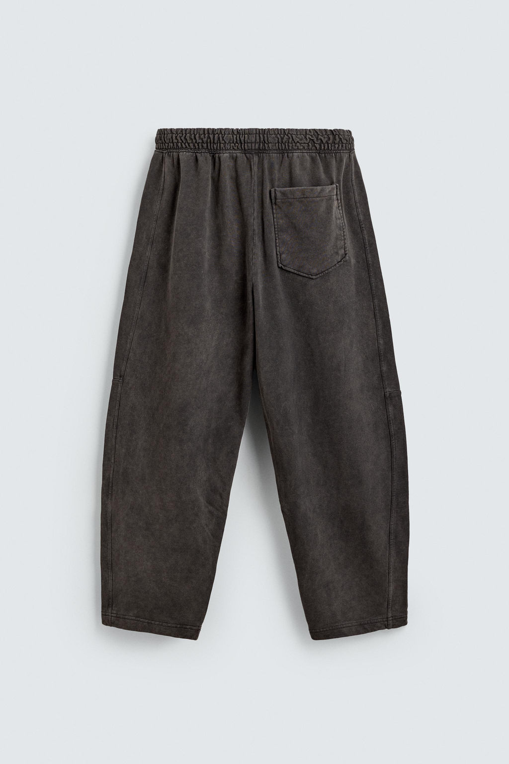 WASHED BALLOON FIT JOGGER TROUSERS - Zara фото 18