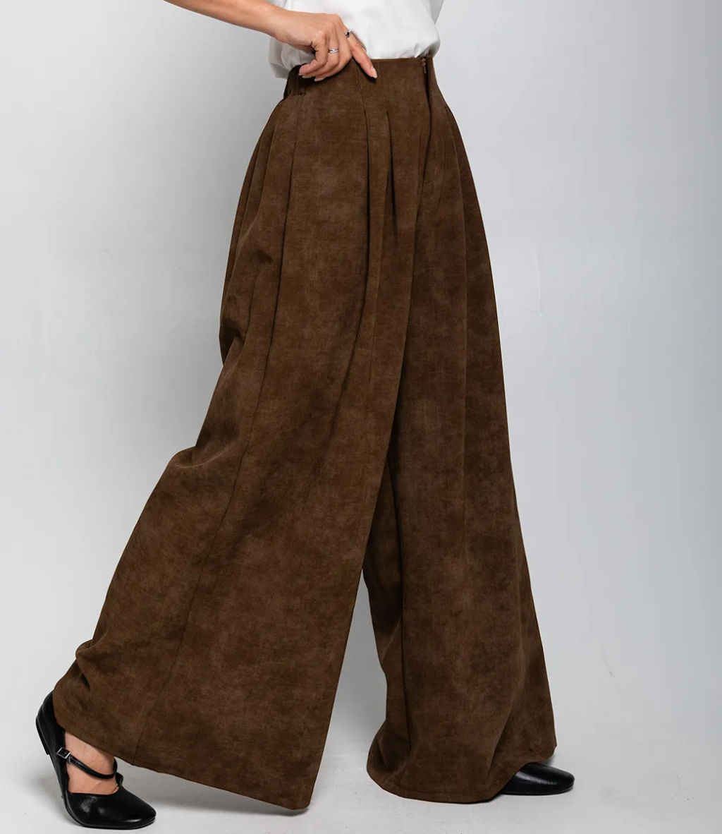 Брюки #КТ001 (11), коричневый - Dommod фото 3