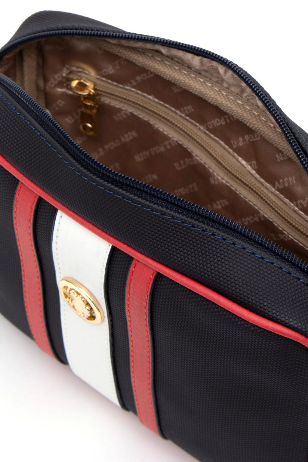 Женская темно-синяя сумка через плечо - U.s. polo assn фото 7